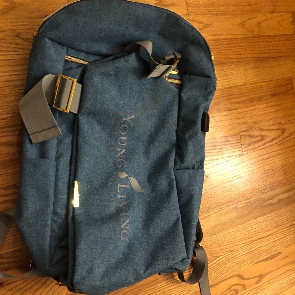 Young Living Blue Travel Backpack
